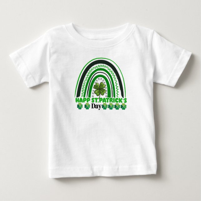 T-shirt Pour Bébé Bonne Saint Patrick's Day-61797 (Devant)