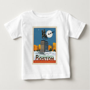 T-shirt Pour Bébé Bonnes Fêtes De Boston Common !