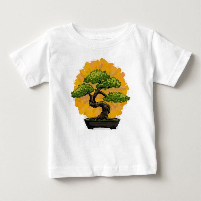 T-shirt Pour Bébé Bonsai Tree Lover (Devant)