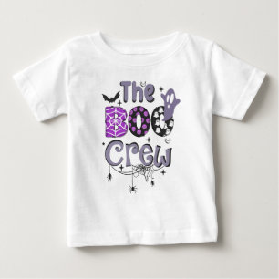 T-shirt Pour Bébé Boo Crew Family Ghost Spider Halloween Black
