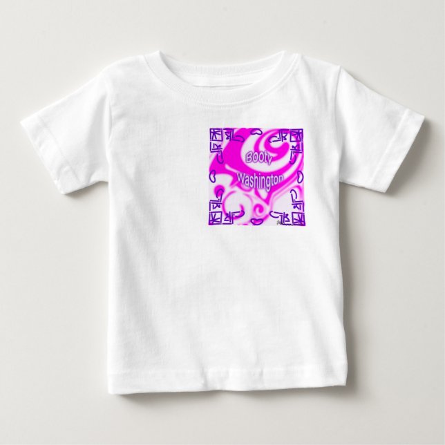 T-shirt Pour Bébé Booty Washington (Devant)