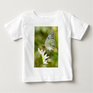 T-shirt Pour Bébé Bouche verte sur faux vêtements et cadeaux d'ail