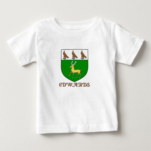 T-shirt Pour Bébé Bouclier de famille Edwards (Devant)