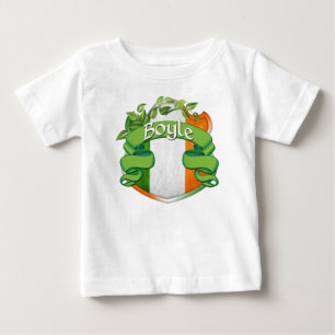 T-shirt Pour Bébé Bouclier irlandais Boyle