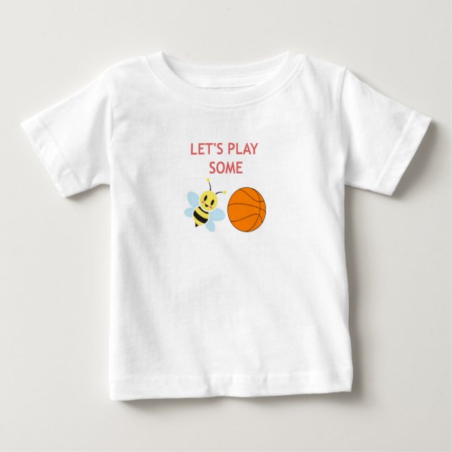 T-shirt Pour Bébé Boule d'abeille (Devant)