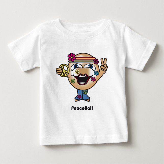 T-shirt Pour Bébé Boule de paix (Devant)