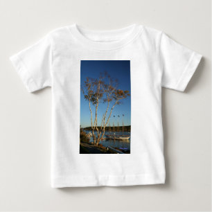 T-shirt Pour Bébé Bouleau d'or avec le bateau