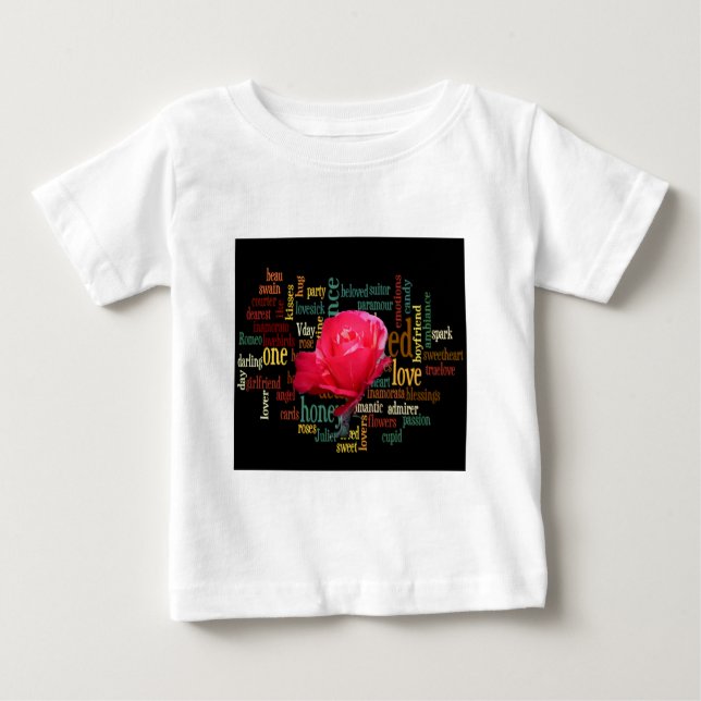 T-shirt Pour Bébé Bouquet d'amour : Une expression sincère (Devant)