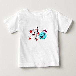 T-shirt Pour Bébé Bowling Bowling Bowling