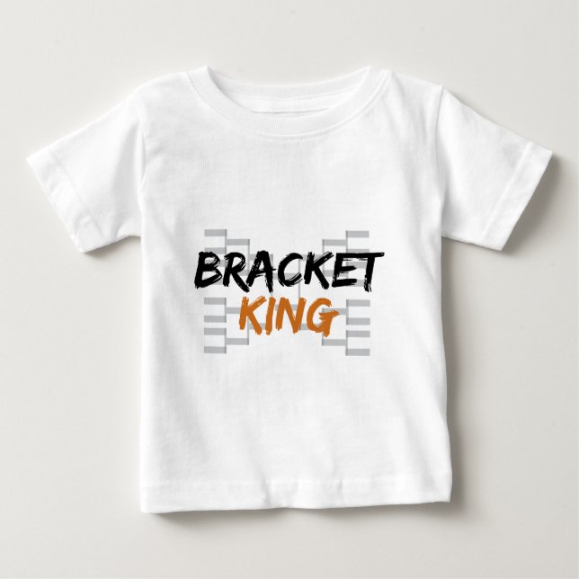 T-shirt Pour Bébé Bracket King College Basketball (Devant)