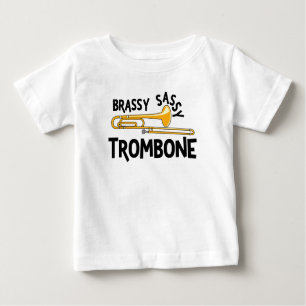 T-shirt Pour Bébé Brassy Sassy Trombone