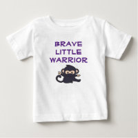 Brave Guerrier Drôle Mignonne Cartoon Ninja Singe