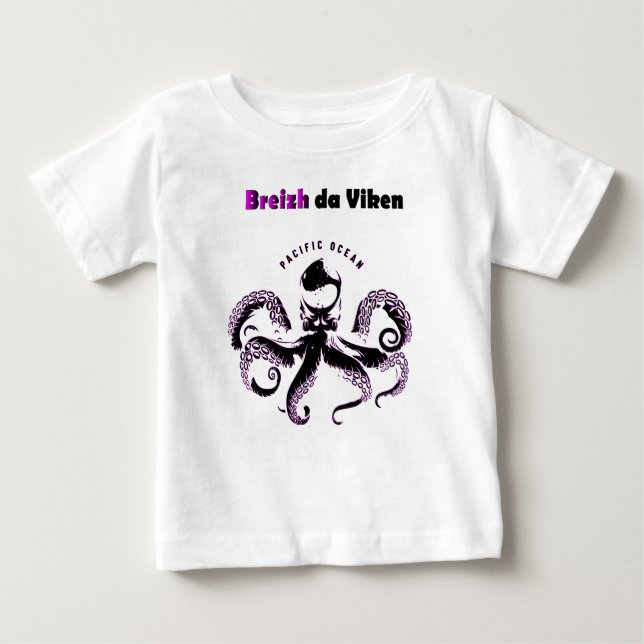 T-shirt Pour Bébé Breizh Da viken (Devant)