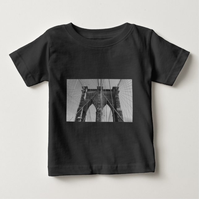 T-shirt Pour Bébé Brooklyn Bridge New York City (Devant)