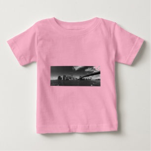 T-shirt Pour Bébé Brooklyn noir panoramique