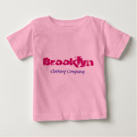 Brooklyn Nom Compagnie de vêtements Baby Shirts