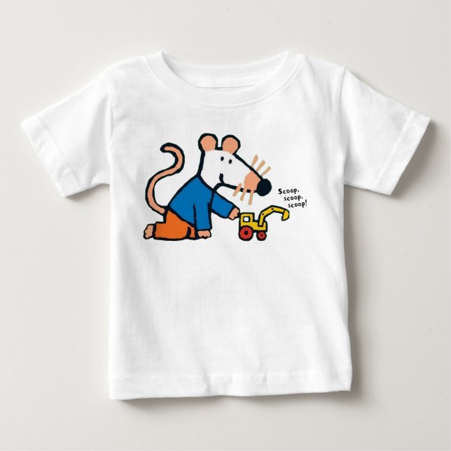 T-shirt Pour Bébé Brosse à crevette pour excavateur de marais (Devant)