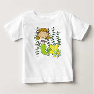 T-shirt Pour Bébé Brown Haired Mermaid