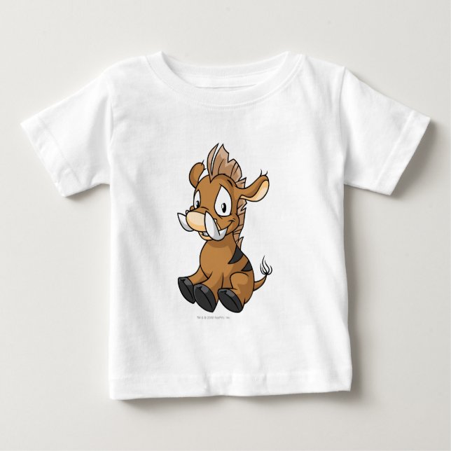 T-shirt Pour Bébé Brun de Moehog (Devant)