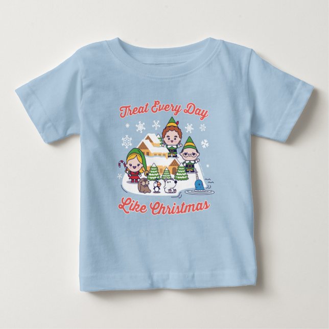 T-shirt Pour Bébé Buddy l'Elf Chibi Graphic (Devant)