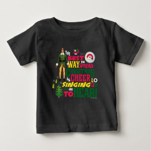 T-shirt Pour Bébé Buddy l'Elfe   Citation graphique de Noël