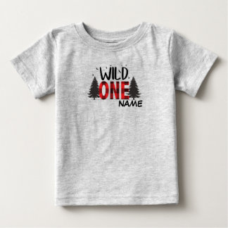 T-shirt Pour Bébé buffle sauvage a plu premier anniversaire