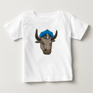 T-shirt Pour Bébé Bull agent de police Police