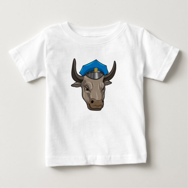 T-shirt Pour Bébé Bull agent de police Police (Devant)
