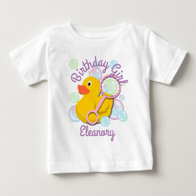 T-shirt Pour Bébé Bulles Chemise d'anniversaire Bulle Chemise d'anni (Devant)