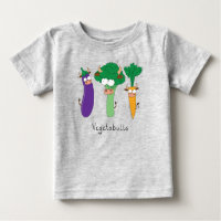 Bulls à légumes T-shirt bébé amusant