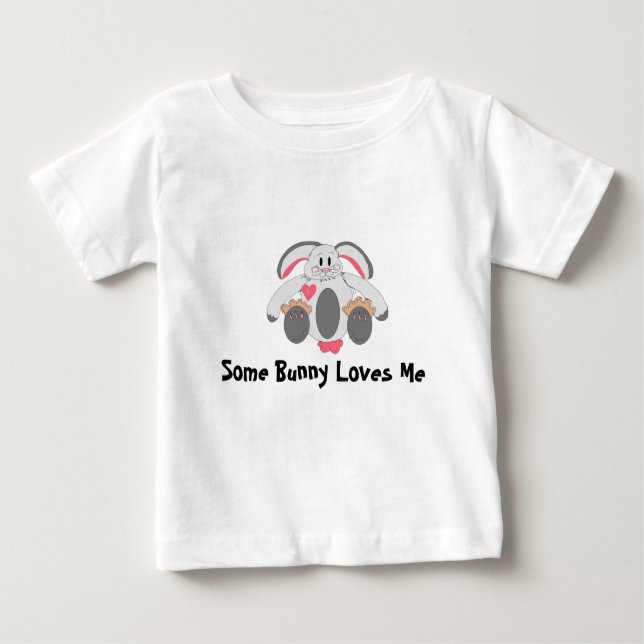 T-shirt Pour Bébé Bunny Love (Devant)