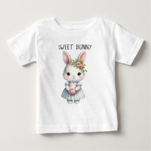 T-shirt Pour Bébé Bunny Pâques