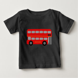 T-shirt Pour Bébé Bus Red London