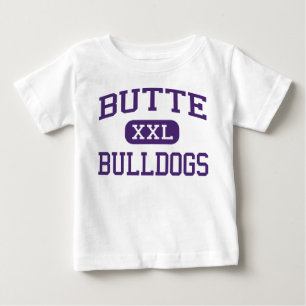 T-shirt Pour Bébé Butte - bouledogues - lycée - butte Montana