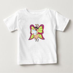 T-shirt Pour Bébé Butterfly Dentist Teeth