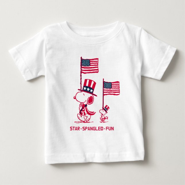 T-shirt Pour Bébé cacahuètes | American Summer Old Glory (Devant)
