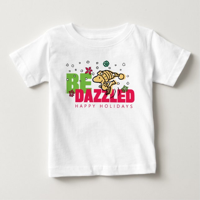 T-shirt Pour Bébé cacahuètes | Bois de Noël Eblouissez (Devant)