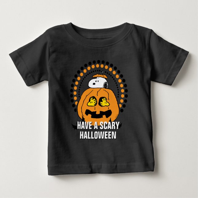 T-shirt Pour Bébé cacahuètes | Bonne Halloween (Devant)