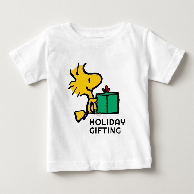 T-shirt Pour Bébé cacahuètes | Cadeau de Noël Woodstock (Devant)