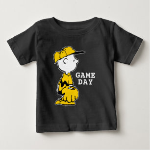 T-shirt Pour Bébé cacahuètes Charlie Brown Baseball