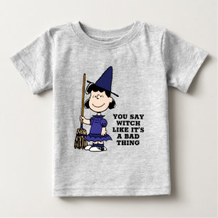 T-shirt Pour Bébé cacahuètes   Halloween Lucy Witch