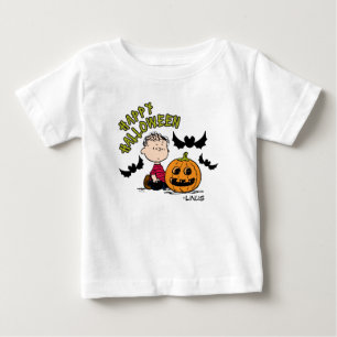 T-shirt Pour Bébé cacahuètes   Happy Halloween Linus