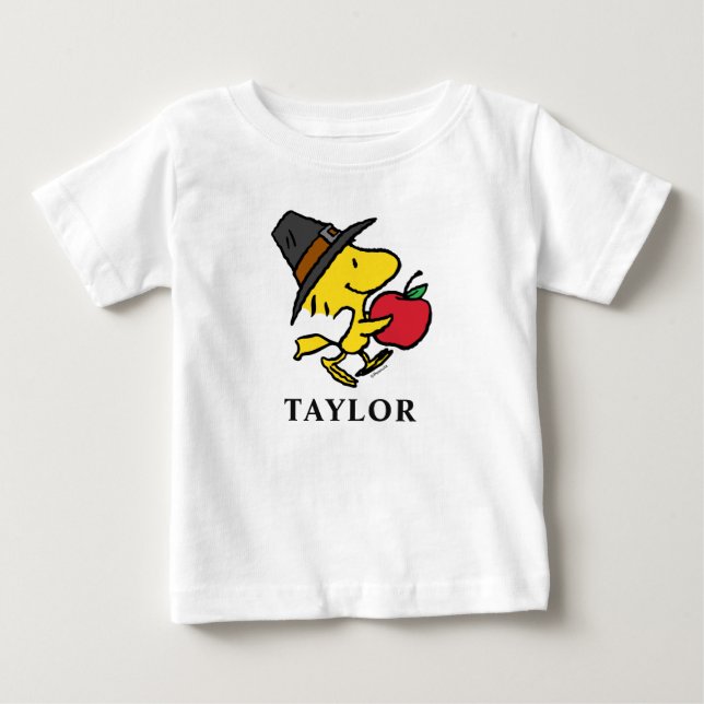 T-shirt Pour Bébé cacahuètes | Pèlerin des bois (Devant)