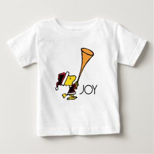 T-shirt Pour Bébé cacahuètes   Père Noël Woodstock