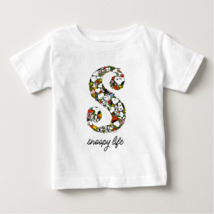 T-shirt Pour Bébé cacahuètes   S est pour Snoopy