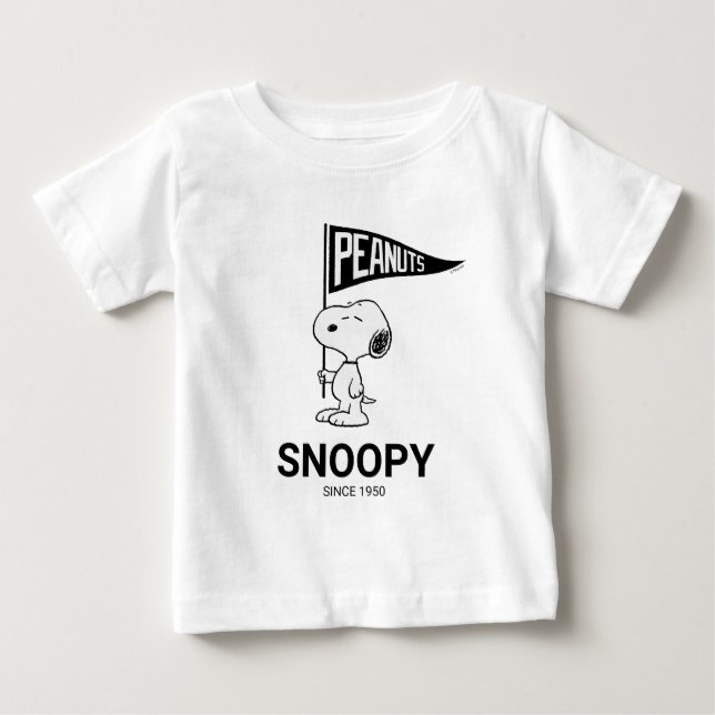 T-shirt Pour Bébé cacahuètes | Snoopy Athletic Department (Devant)