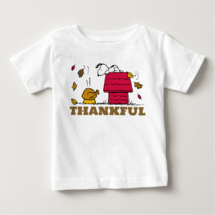 T-shirt Pour Bébé cacahuètes   Snoopy Be Thankful