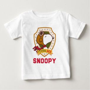 T-shirt Pour Bébé cacahuètes   Snoopy Flying Ace Badge