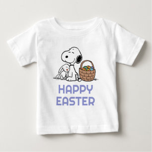 T-shirt Pour Bébé cacahuètes   Snoopy Happy Pâques
