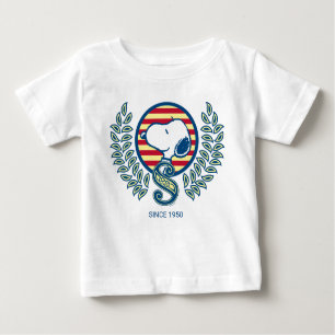 T-shirt Pour Bébé cacahuètes   Snoopy Heraldry